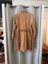 Load image into Gallery viewer, OnceWas Wool Blend Coat with Leather Belt