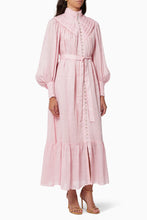 Load image into Gallery viewer, Alemais Halcyon Dress – Pink Linen Elegance
