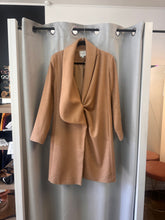Load image into Gallery viewer, OnceWas Wool Blend Coat with Leather Belt
